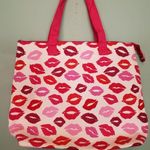 NWOT Avon Kiss Breast Cancer Goodbye Tote Pink Photo 0