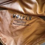 Wolven Tan Racerback Sports Bra Photo 1