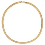 Gold Paola herringbone chain necklace Photo 0
