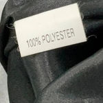 Jovani  Strapless Black Metallic Floral Cocktail Party Dress Size 8 Medium Photo 3