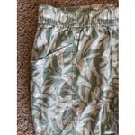 Old Navy  Floral High Rise Straight Taper Linen Blend Pants Womens Large Petite Photo 4
