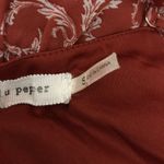 Blu Pepper Rustic Floral Print Chiffon Midi Dress SMALL Photo 5