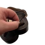 Laura Scott Vintage Y2K Strappy Slingback Sandals Low Heel Brown 9M Photo 2