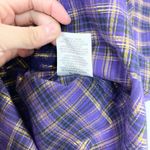 Wrangler  Womens Western Shirt Large Pearl Snap Metallic Plaid Cowboy Rodeo Ranch Photo 8