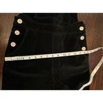 3x1  Black Ruby Velvet Overalls B Size Small Photo 4
