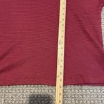 Sonoma  Shirt Womens Medium Cowl Neck Pink Waffle Knit Long Sleeve Drawstring Photo 5