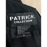 Patrick Formal Dress Women's Sz 6 Black Floral Beaded Sequin Back Zip 100% Silk Photo 5