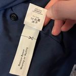 Madewell 100% Silk Blue Newsprint Floral Ruffle Cap Sleeve Silk Dress Womens 10 Photo 7