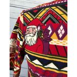 LuLaRoe Santa Claus Ugly Christmas Shirt NWT Womens size Small Blouse Gigi AOP Photo 10