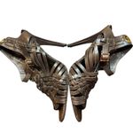 Tory Burch Shoes Womens Size 7.5M Brown Leather Woven High Heel Sandals Strappy Photo 5