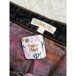 Cloud Chaser Cloud Ten Raw Hem Tie Dye Splash Denim skirt Size M Photo 4