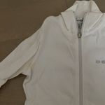 Bebe Y2K  rhinestone track jacket white XS Photo 2