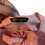 Pretty Garden tie front peplum blouse size XL Photo 3