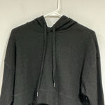 Cotton On Woman’s Body Black Medium Cropped Hoodie Cable Knit Photo 1