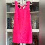 J.Crew Factory Hot Pink Dress‎ size 0 hot pink neon Barbie inspired dres… Photo 3