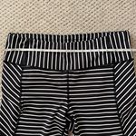 Athleta Black White Stripe Contender 7/8 Tight Powerlift Leggings Photo 11