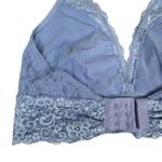 Soma Womens M Bralette Lace Halter in Periwinkle Blue Photo 4