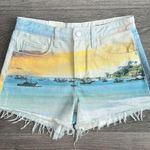 BLANK NYC  The Barrow Vintage High Rise Shorts Lost In Paradise Print Size 26 NEW Photo 0