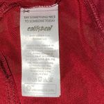 Edikted  Cressida Sheer Mesh Burgundy Tank Top Size Medium Photo 5