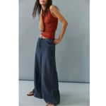 Free People Bohemian Veritas Wide-Leg Jeans in Truth Dark Wash NWT Size XL Photo 6