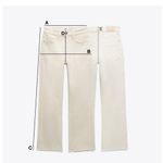 ZARA NWT butter yellow cream high waist full length loose leg denim jeans Photo 5