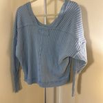 Free People  New Magic Long Sleeve Wide Scoop Waffle Knit Thermal Size Small Photo 2