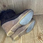 Lower East Side  fur lined tall dark brown wedge boots
Women’s 5.5 Photo 4