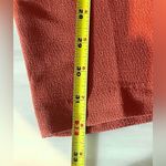 Free Press Rust Tie Waist Tapered Pants Size L Textured Crepe Photo 5