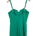 ZARA Chain Link Strap Green Bustier Mini Dress Size XS Blogger Favorite Photo 3