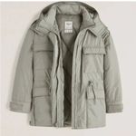 Abercrombie & Fitch NWT Abercrombie Green Utility Parka Photo 1