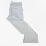 White House | Black Market WHBM Ivory High Rise Wide Leg Trousers Flare Leg USA Made Dress Pants Size 12 Photo 9