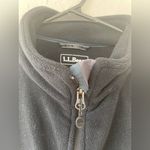 L.L. Bean Vest Womens Size S Black Fleece Sleeveless Full Zip Mock Neck Pockets Photo 3