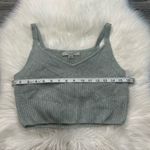 All Saints Gray Knit Crop Top Photo 6
