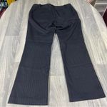 Boden Dark Navy Blue/Black Pinstripe Dress Pants; 10 Regular Women’s Black Photo 8