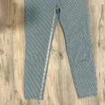 White House | Black Market  WHBM Slim Crop Pants Light Blue Pinstripe Jeans Size 6 Photo 3