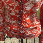 Free People say the word red ruby ruched top Photo 2
