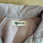 Madewell The Raglan Oversized Jean Jacket: Overdyed Edition Size Small Photo 3