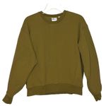 TNA Women Medium Aritizia Sweatfleece Cozy Fleece Perfect Fit Green Sweatshirt Photo 0