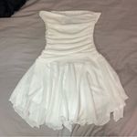 Princess Polly  White 4 Romper, Minxie Strapless Playsuit White, Mini Dress Look Photo 7