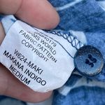 Jams World  blue floral print button down size medium Photo 6