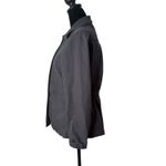 Loft ‎ Utility Jacket Womens Size M P Gray Distressed Grunge Cargo Commuter Photo 8