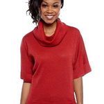 Designers Originals cherry wine cowl neck sweater size large Red Photo 0