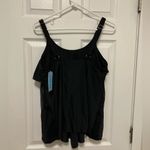 Younique Black Tiered Ruffle Tankini Size 16W Photo 8