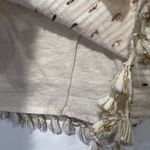 A New Day  Cream & Gold Sleeveless Tassel Tank Top Size Medium Photo 3