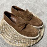 Paul Green Women’s Sadie Loafer Slip On Shoes Casual in Toffee Nut Suede 7.5 Photo 0