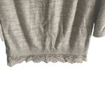 Knox Rose  Size Small‎ Boho Festival Crochet Tan Sweater Photo 2