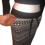 Joe Benbasset  Black and White Geometric Maxi Skirt Photo 2