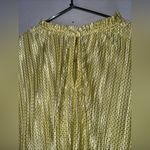 Miss Selfridge  Satin Yellow Polka Dot Pleated Blouse Size‎ 4 Photo 4