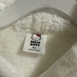 Women’s White oversized hello kitty wearable blanket hoodie size M/L Size L Photo 5