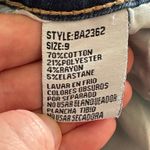 Bamboo  Blue Denim Jeans Mid-rise Flare Jeans Size 9 Photo 10